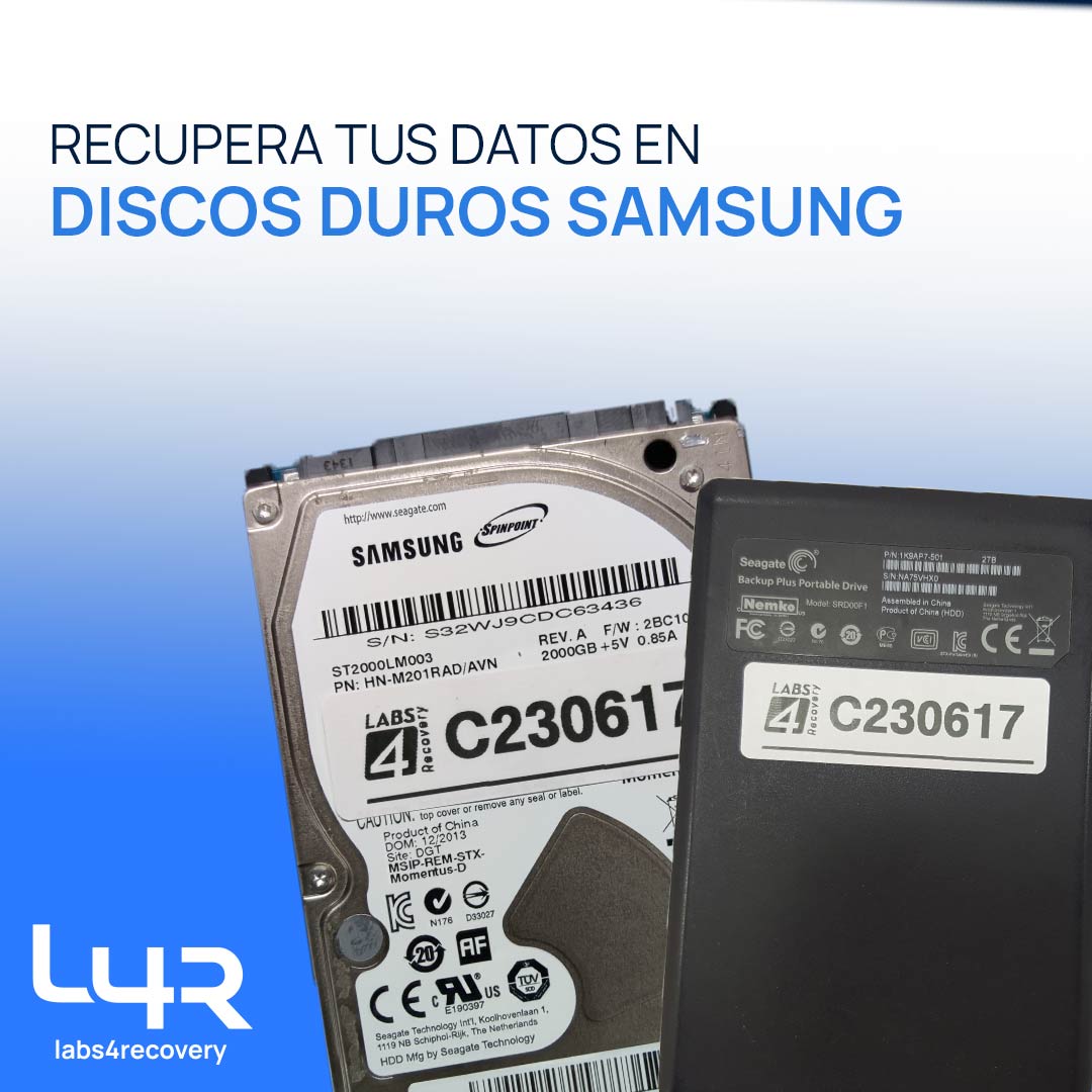Recuperación de Datos en Disco Duro Samsung 2TB ST2000LM003