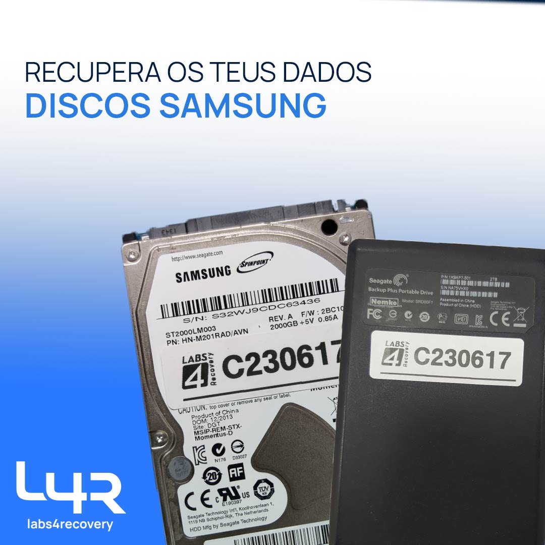 Recuperação de Dados em Disco Rígido Samsung 2TB ST2000LM003