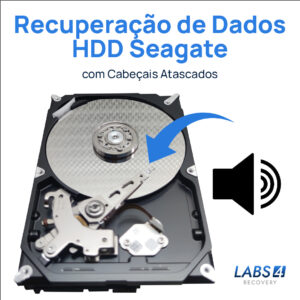 Caso de Recuperação de Dados HDD Seagate ST500DM002 500GB - Cabeçais Atascados