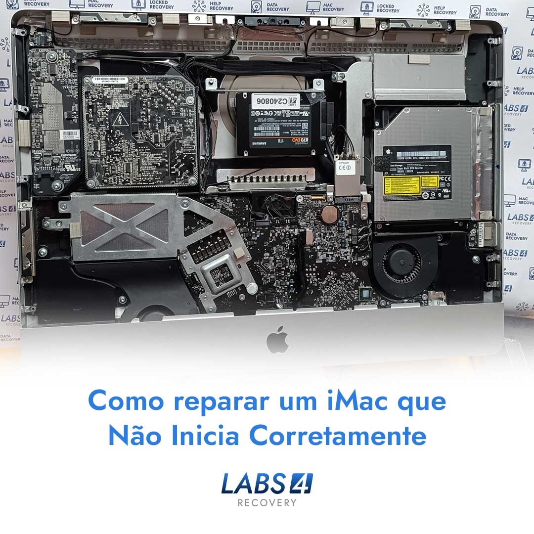 Reparação de um iMac que Não Inicia Corretamente