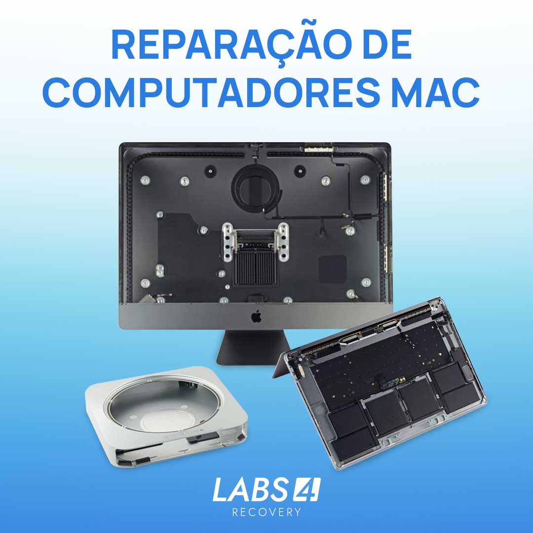 Reparação Computadores Apple: MacBook, iMac, Mac Mini, Mac Pro