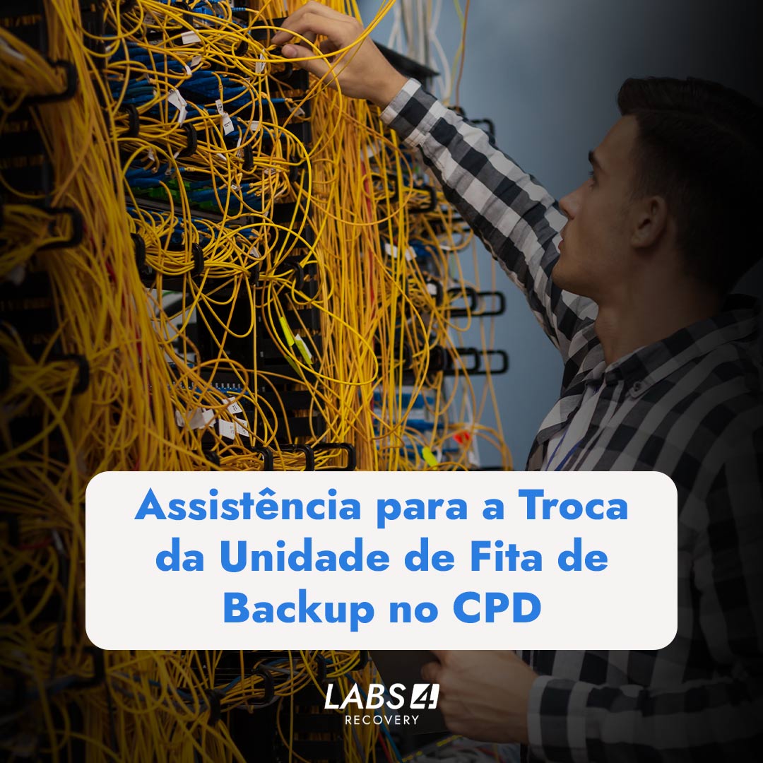 Assistência para a Troca da Unidade de Fita de Backup no CPD