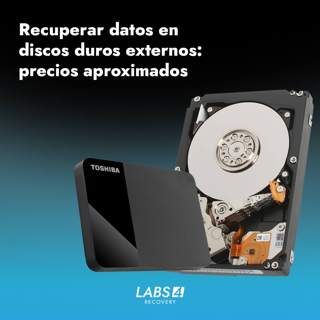 Recuperación de datos en discos duros externos e internos