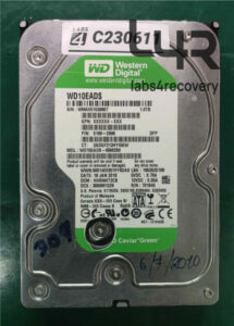 Recuperación de datos disco duro Western Digital, Recuperar dados disco rígido Western Digital Contaminado