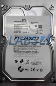 Recuperación de Datos de Disco Duro Seagate ST31500541AS con Cabezal Doblado y Platos Rayados, Recuperação de Dados Disco Rígido Seagate ST31500541AS com Cabeçais Dobrados e Pratos Riscado