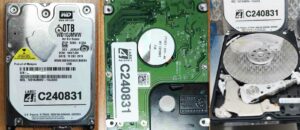 Recuperar datos en disco duro Western Digital WD10JMVW de 1Tb, Superficie rayada y daños críticos. Recuperar Dados em Disco Rígido Western Digital WD10JMVW