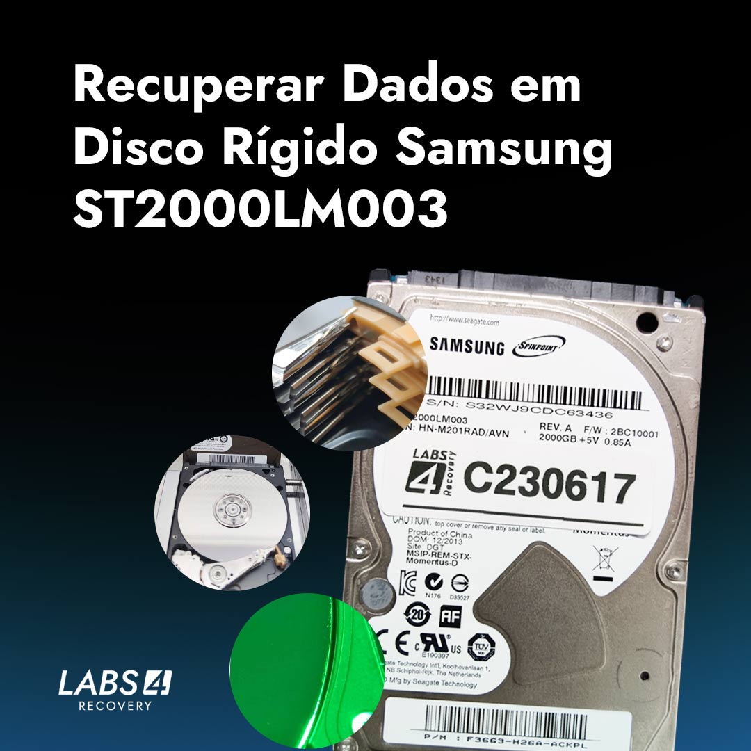 Recuperar Dados em Disco Rígido Samsung ST2000LM003