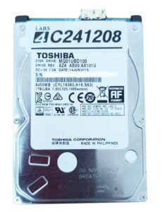 Recuperar Datos de un Disco Duro USB Toshiba MQ01UBD100 con Platos Dañados por Arañazos