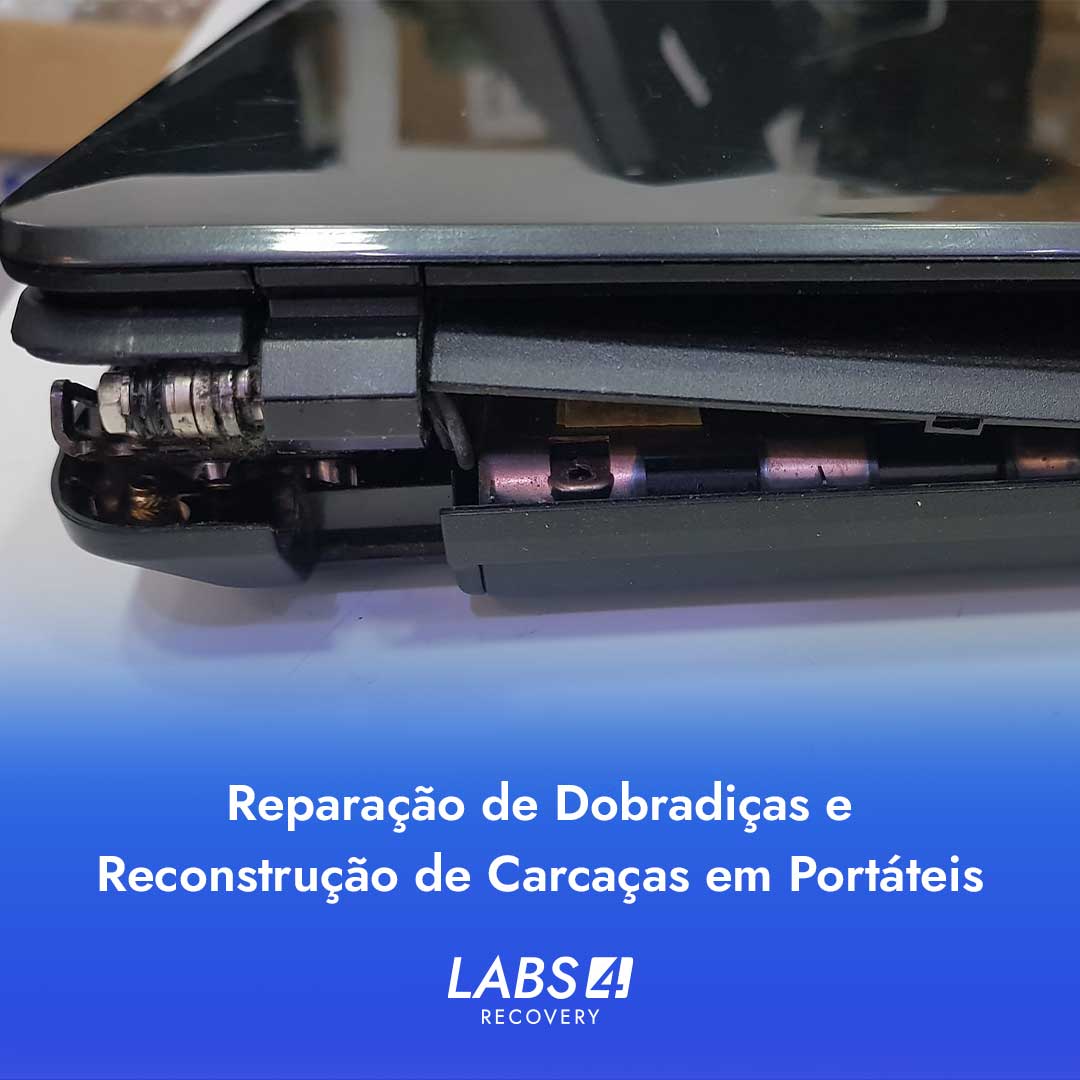 Reparação de Dobradiças e Reconstrução de Carcaças em Portáteis