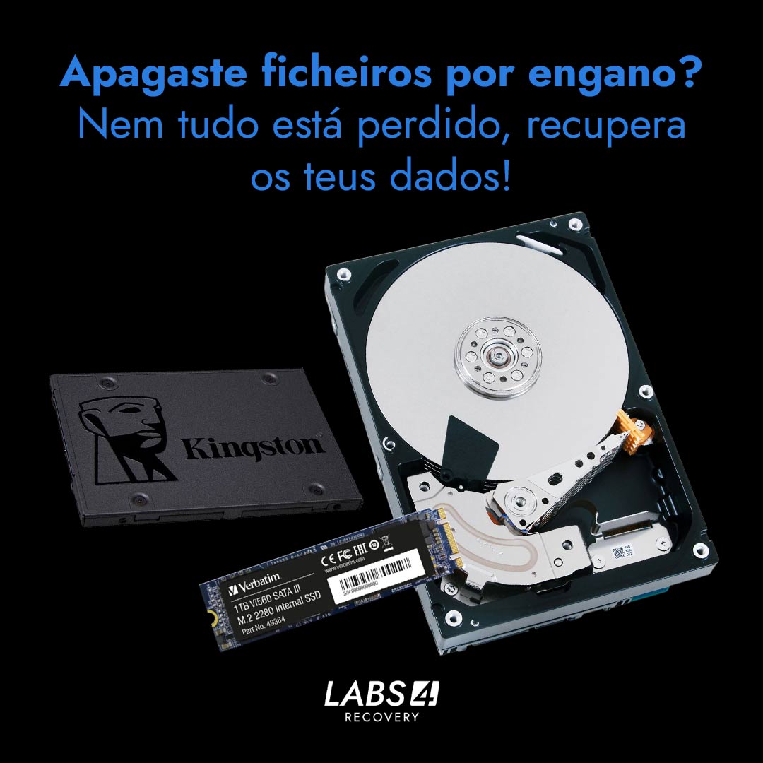 Como Recuperar ficheiros apagados de um SSD ou Disco Rígido Avariado