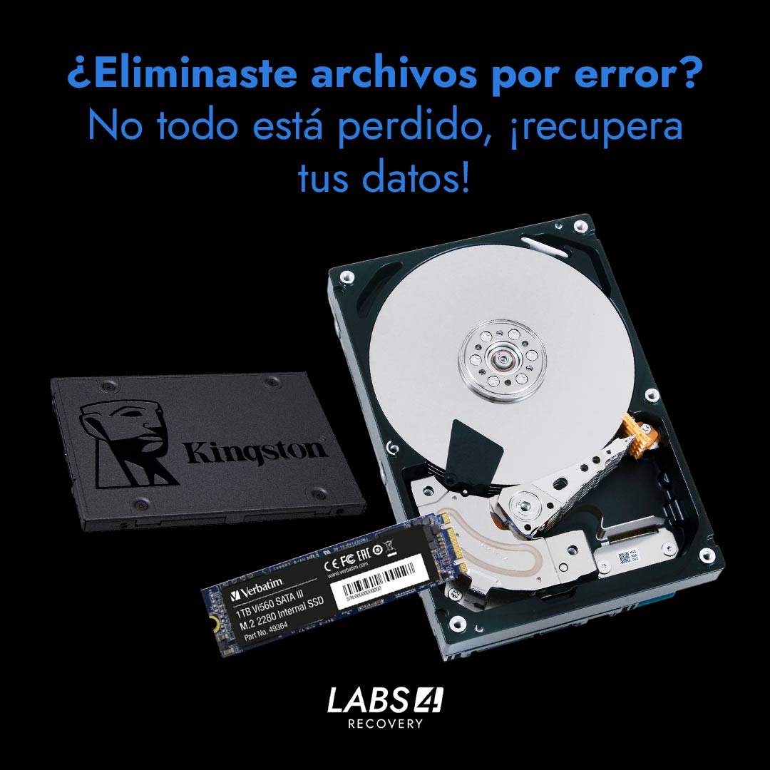 Cómo recuperar archivos eliminados de un SSD o disco duro dañado