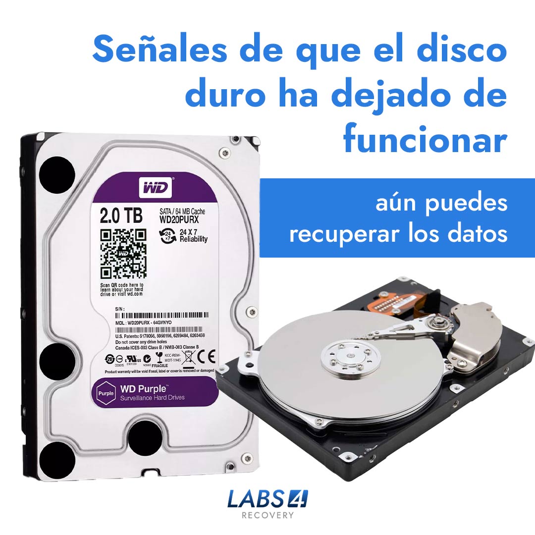 Señales de que el disco duro ha dejado de funcionar, disco duro ha dejado de funcionar