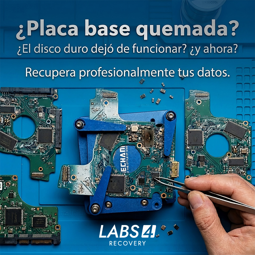 Recuperar Datos en Disco Duro USB que No es Reconocido: Controlador USB Quemado en la Placa Lógica