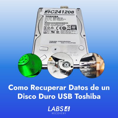 Recuperar Datos de un Disco Duro USB Toshiba MQ01UBD100 con Platos Dañados por Arañazos