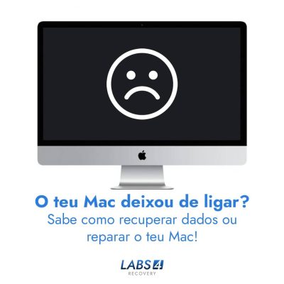 O teu Mac não liga ou não arranca? Causas comuns e como recuperamos os teus dados