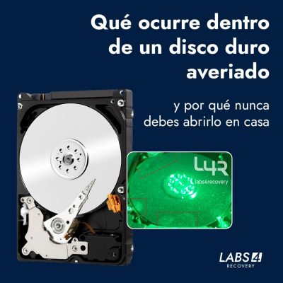Qué ocurre dentro de un disco duro averiado y por qué nunca debes abrirlo en casa