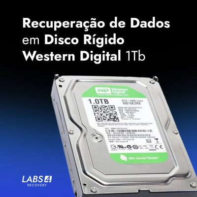 Recuperação de Dados em Disco Rígido Western Digital 1Tb WD10EADS