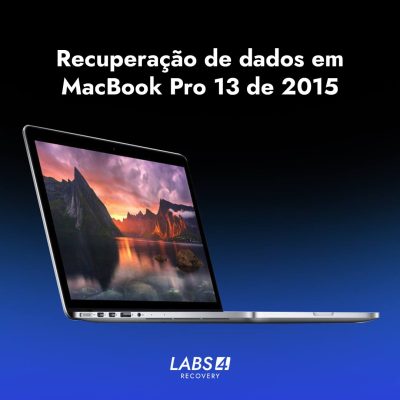 Recuperação de dados em MacBook Pro 13 de 2015