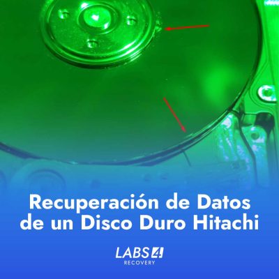 Recuperar Datos de Disco Duro Hitachi IC25N060ATMR04-0 con Bordes de Platos Rayados