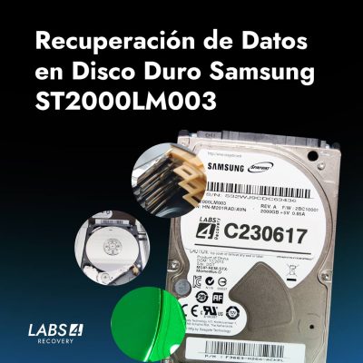 Recuperación de Datos en Disco Duro Samsung 2TB ST2000LM003