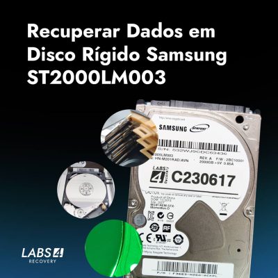Recuperação de Dados em Disco Rígido Samsung 2TB ST2000LM003