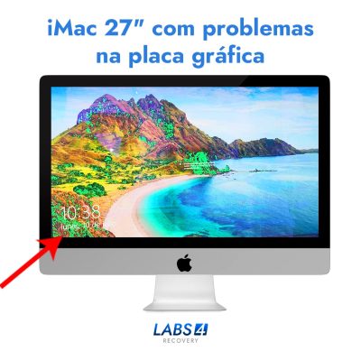 Reparação de iMac 27″ com problemas na placa gráfica