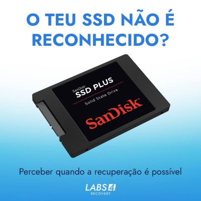 SSD não é reconhecido no Windows/macOS, causas, sintomas e como recuperar os teus dados