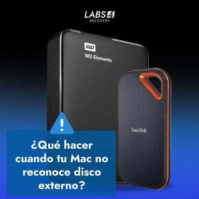 ¿Qué hacer cuando tu Mac no reconoce disco externo?